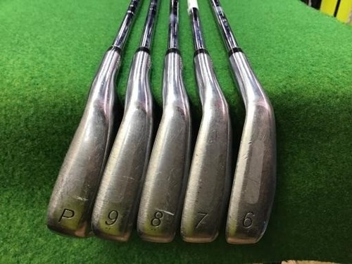 PRGR RS Titanium Face Iron Set 5pcs 6-Pw Flex S Stiff KBS TOUR 90 - Picture 3 of 6
