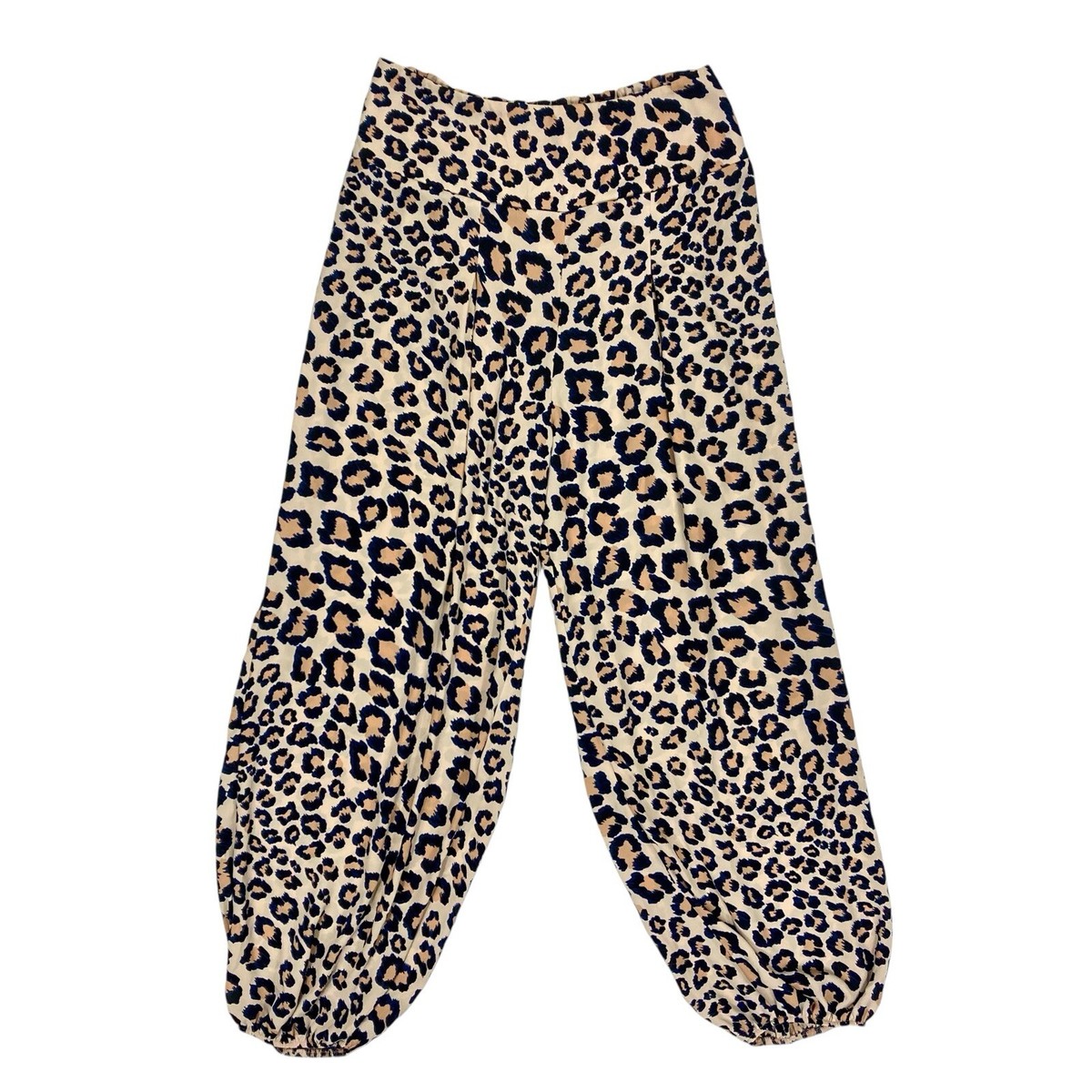 【U LAN】Port Leopard Washed Balloon Pants Port Leopard Washed Balloon Pants - ULAN | 60% - Asian