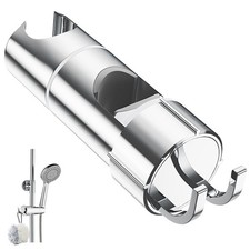 Alyvisun Universale Supporto Soffione Doccia con 2 Ganci per Soffioni Doccia da