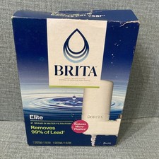 Brita Elite Basic Faucet Mount Filtration System White with Filter New/open box