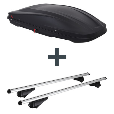 Dachbox G3 Spark 520 + Dachträger Menabo Tiger für Citroen C4 Aircross  Neuware