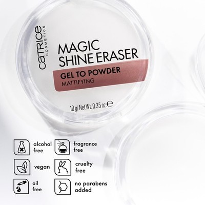 Catrice Magic Shine Eraser Gel To Powder Transparent 10g Vegan