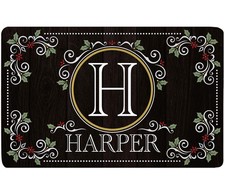 Elegant Holiday Scroll Doormat 151661