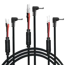 3 Types of DC3.5 Radar Detector Hardwire Power Cord Mirror Wire Plug Tap,with...