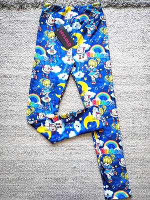 Rainbow Brite- MyLala pants/leggings girls size L/XL 80s vibe Rainbow Bright