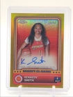 KENNEDY SMITH 2024-25 TOPPS CHROME MCDONALD'S GOLD REFRACTOR AUTO /50 Q5908