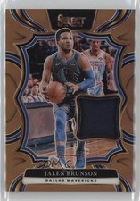 2024 Panini Select Throwback Memorabilia Copper Prizm 25/49 Jalen Brunson 0m1w