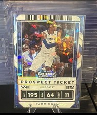 2020-21 Panini Contenders Draft Picks- John Wall #34 Cracked Ice Ticket /23