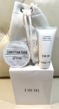 Dior Cosmetics 3pc Gift Set Christian Dior Pouch  La Mousse Cleanser Travel NEW