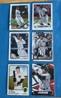 (6) Aaron Judge Topps And Bowman 6 Card Base Lot New York Yankees