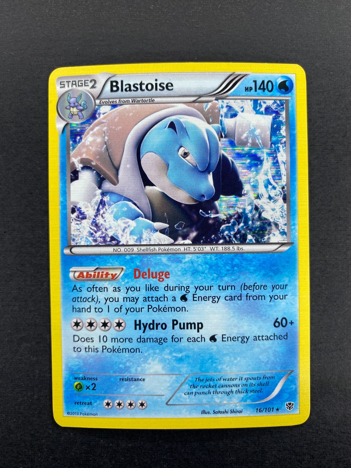 Blastoise - 16/101 - Plasma Blast - Holo Foil - NM