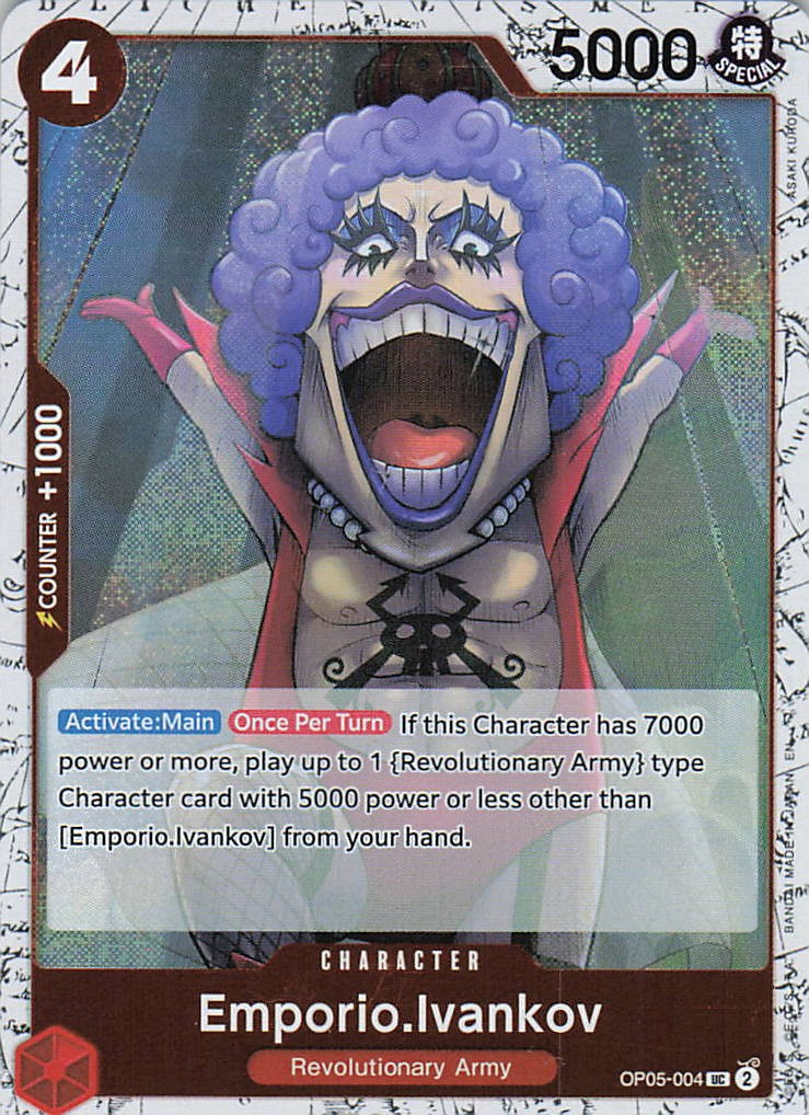 Emporio.Ivankov (Pirate Foil) UC Premium Booster -The Best- Vol. 2 OP05-004 NM F