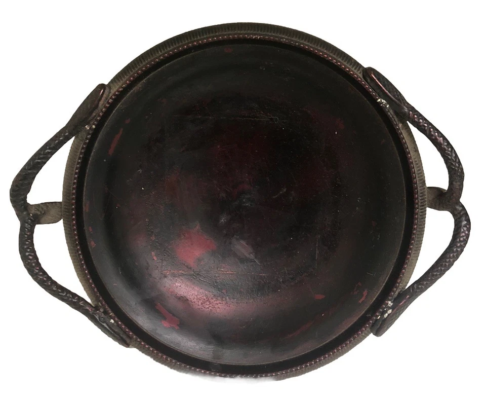 Compota Tazza de bronze estilo neoclássico italiano pequena - Imagem 2 de 4