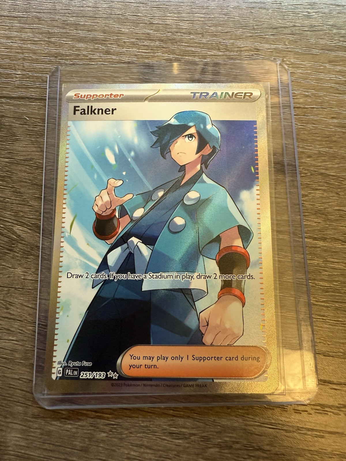 Pokémon TCG Paldea Evolved - Falkner [Full Art] #251/193 - NM