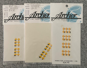 Archer Fine Transfers 1:48 Hamilton Standard prop logos 3 sets