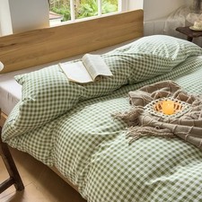 Sage Green Gingham Weighted Blanket 48"x72", No Blanket