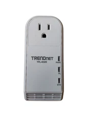 TRENDnet TPL-402E/A 500 Mbps Powerline AV Adapter | tested working