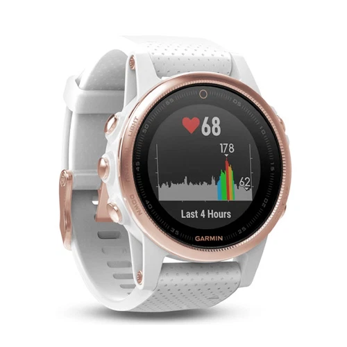 Garmin Fenix 5S Sapphire GPS Montre Multisports D'extérieur Or blanc et Rose - Photo 3/4