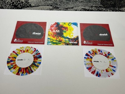 Serato 7'' Control Vinyl + Dr. Suzuki Skratch Slipmats   DJ Set   neuwertig