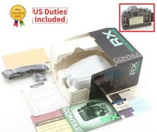 Read Unused in Box w/ Strap Contax RX SLR 35mm Film Camera Body From JAPAN
