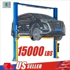 XK 1500L Two Post Car Lift 15000lb Auto Truck Hoist 220V Clear Floor 2 Post Lift