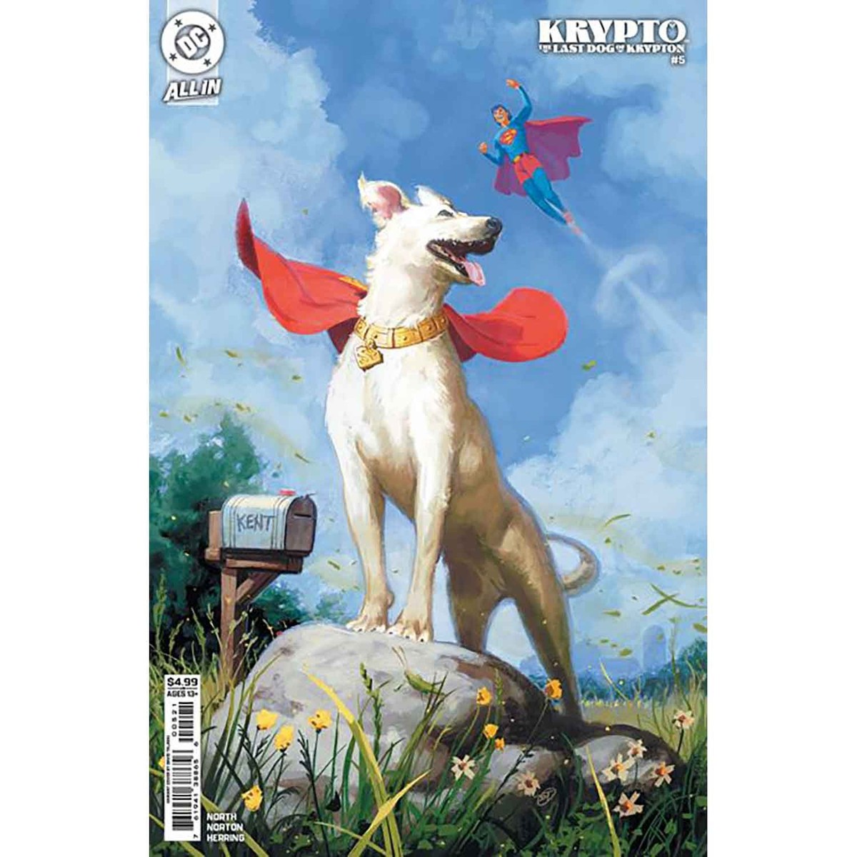 Krypto The Last Dog Of Krypton #5 Cover B David Talaski Card Stock
