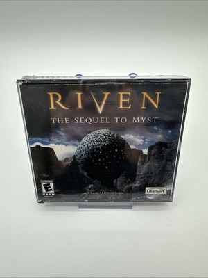 Riven The Sequel To Myst PC Game NEW Sealed NTSC Ubisoft Tear In Wrap