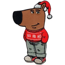 Patch - C&D Visionary - Chill Guy Jolly 2.25"x4" Iron-On Embroidered NEW Cartoon