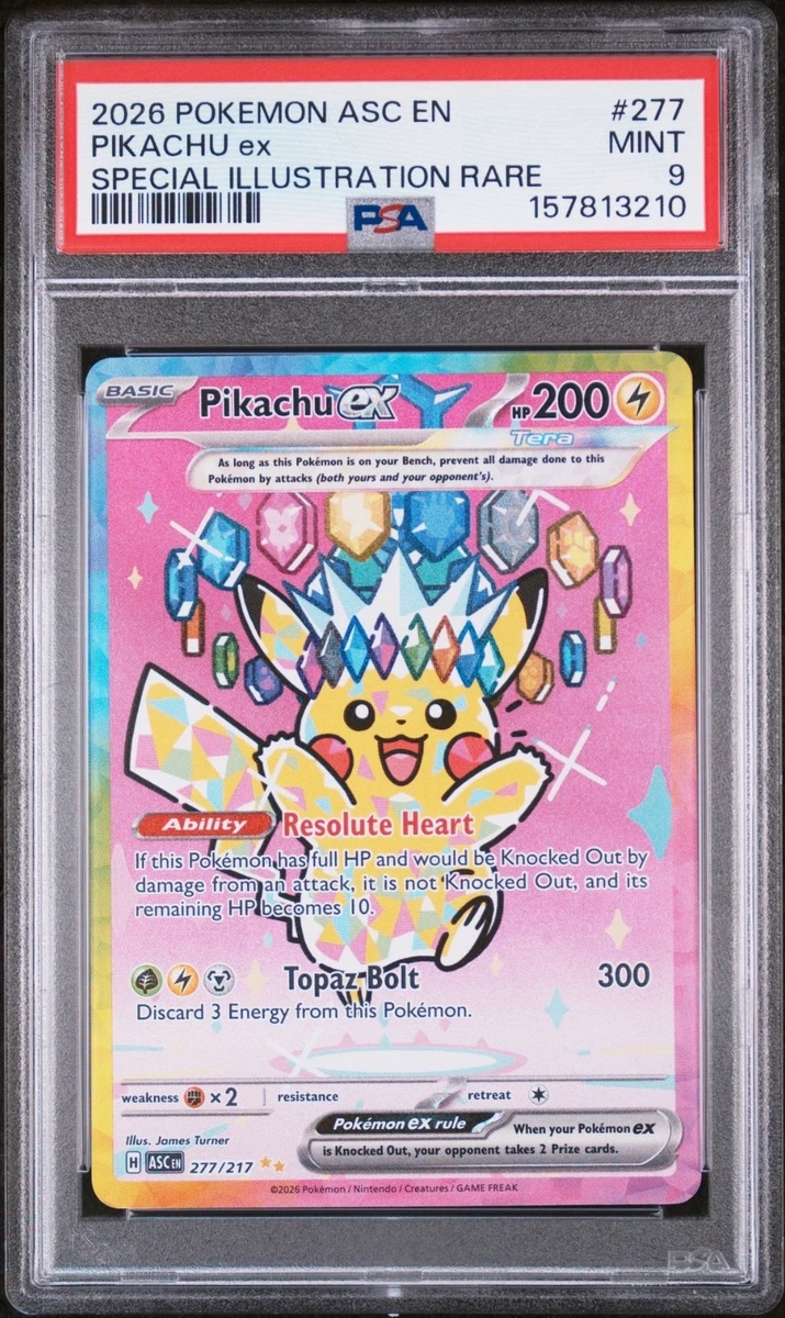 皮卡丘口袋妖怪TCG 9 级罕见个人收藏卡牌游戏卡| eBay