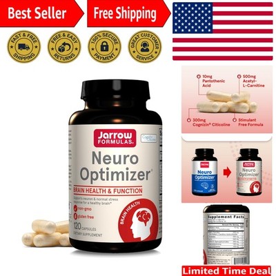120 Count Optimizer Capsules: Gluten-Free Cognitive Booster for Optimal Health