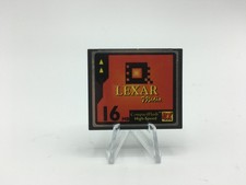 Vintage Lexar Media 16MB CompactFlash Card - 4x Speed CF016-231 