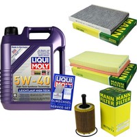 Inspektionskit Filter Liqui Moly ÖL 5L 5W-40 FüR Vw Golf Iv 1J1 2.3 V5 2.8 V6
