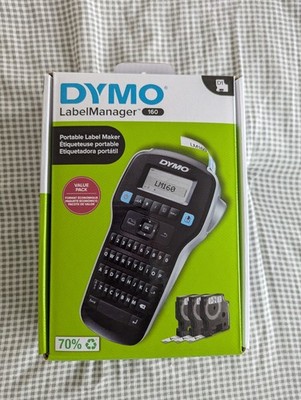 DYMO LabelManager 160 Portable Label Maker with 7 A45013 Tapes