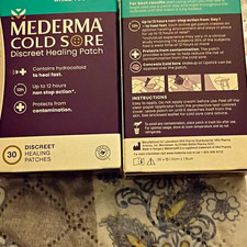 Mederma Cold Sore Discreet Healing Patches 30 Ct Hydrocolloid 12 Hr Lip