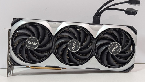 New ListingMSI GeForce RTX 4080 Ventus 3X OC 16GB GDDR6X Graphics Card Black Silver