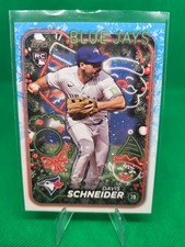 2024 Topps Holiday Davis Schneider Rookie #H132 Toronto Blue Jays RC