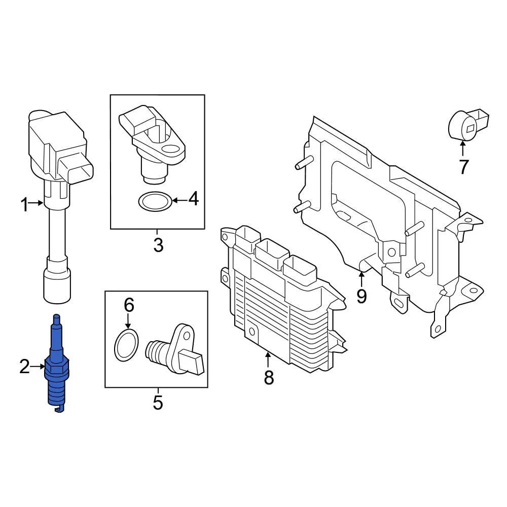 For Nissan Frontier 2005-2019 Nissan 22401CK81B Spark Plug
