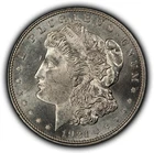 1921 $1 Morgan Silver Dollar - Proof-Like - UNC - SKU-D7434