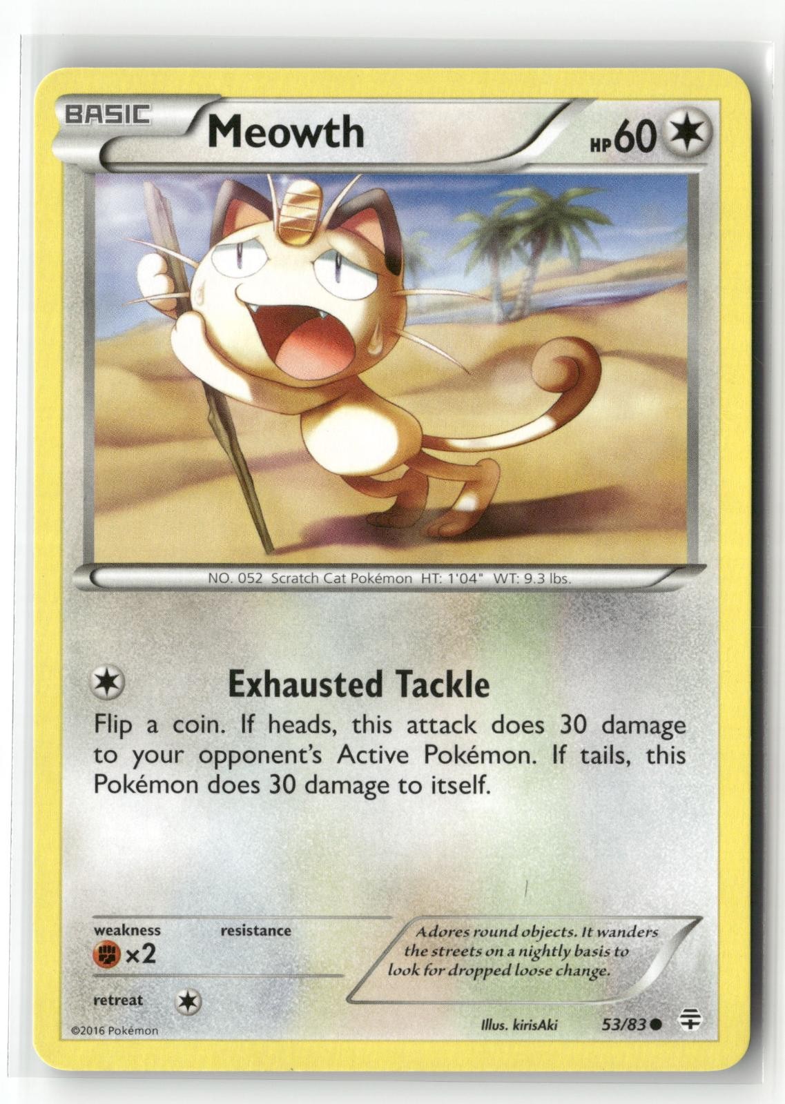 MEOWTH 53/83 C GENERATIONS POKEMON NM/M