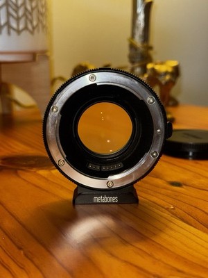Metabones Speed Booster EF to E mount + M42 to EF Adapter