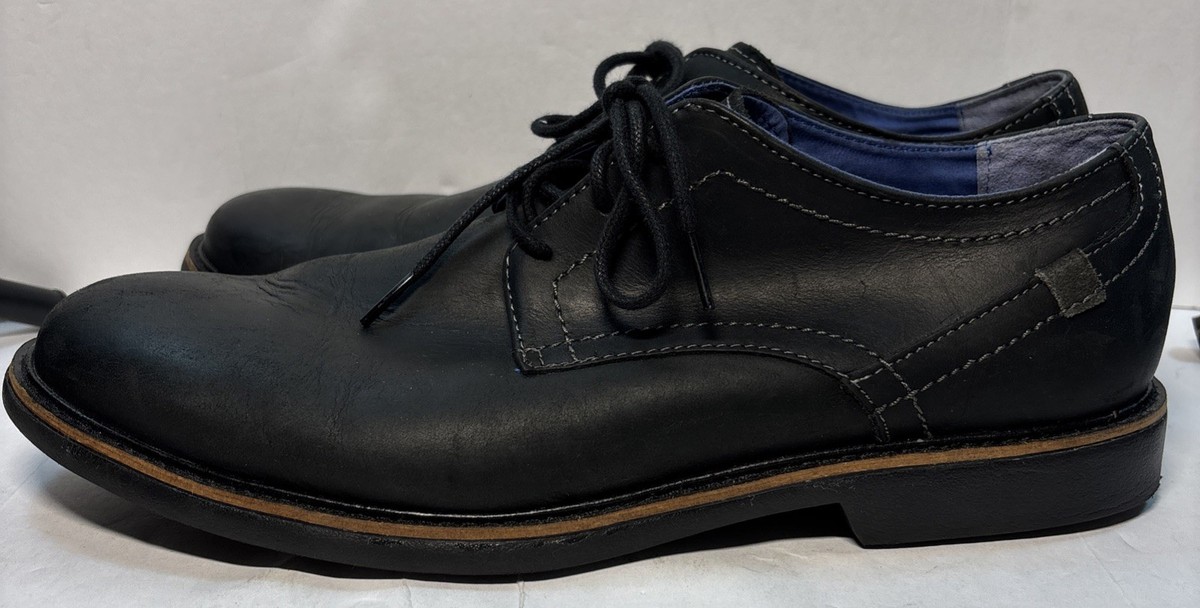 Mark Nason Black Leather Oxfords Black Mark Nason Slip On Sneakers Oxford Shoes Dress Knit  main image 3
