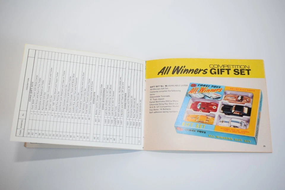 B93 CATALOGO FOLDER VOLANTINO CORGI TOYS 1967 1968 UK U.K. EXC. COND. - Immagine 4 di 4
