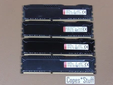 Kingston HyperX Fury HX316C10FB/8 PC3-12800u LOT (4) x 8GB = 32GB Memory