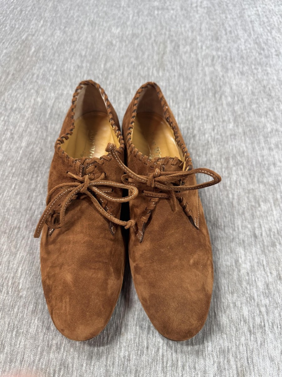 Ron White Signature Shoes Womens Size 9 Brown Suede Oxford