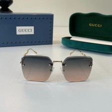 Gucci GG1923SA Sunglasses Gold/Grey to Brown Gradient Lens 63-17-145mm - NEW