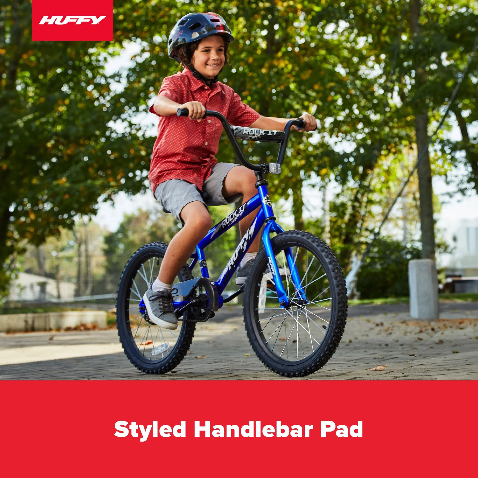 20" Rock It Kids' Bike, Fits Riders 44"-56", Blue, Child, Boys