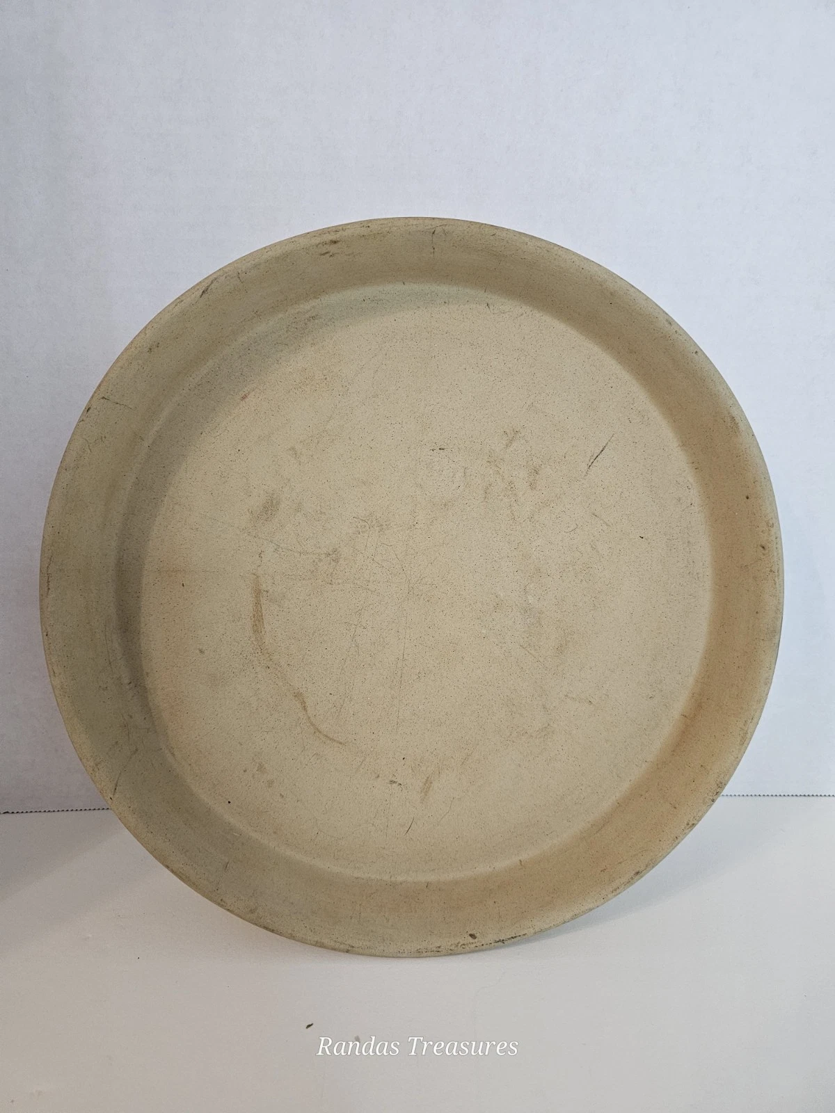 Pampered Chef 11” Stoneware Deep Dish Pizza Pie Quiche Round Baker Heritage