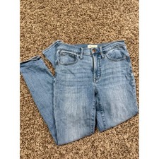 Madewell 9 Inch Mid-Rise Skinny Jeans Light Wash Denim Size 27 Minimalist Slim
