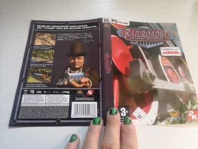 Sid Meier's Railroads! - PC Frontcover + Backcover Gebraucht