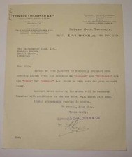 BRITANNIC & SOLLUND 1934 Document